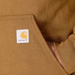 
                  CARHARTT Bluza z kapturem Marquette brązowa rozmiar XS K121.BRN.S003